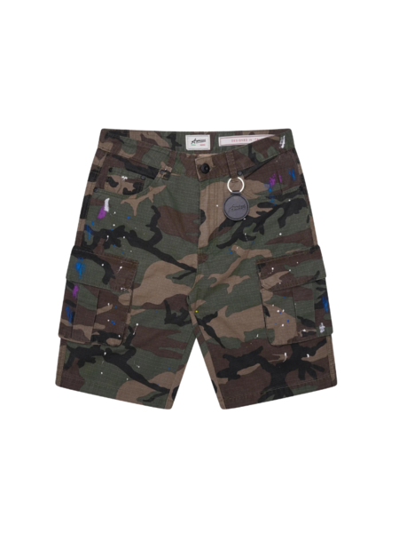 Amicci Amicci Flavio Camo Shorts - Green