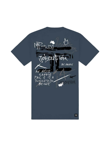 JorCustom Artist Slim Fit T-Shirt SS24 - Steel Blue