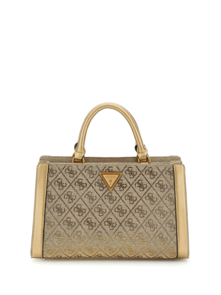 Guess Dili Small Satchel - Latte Logo