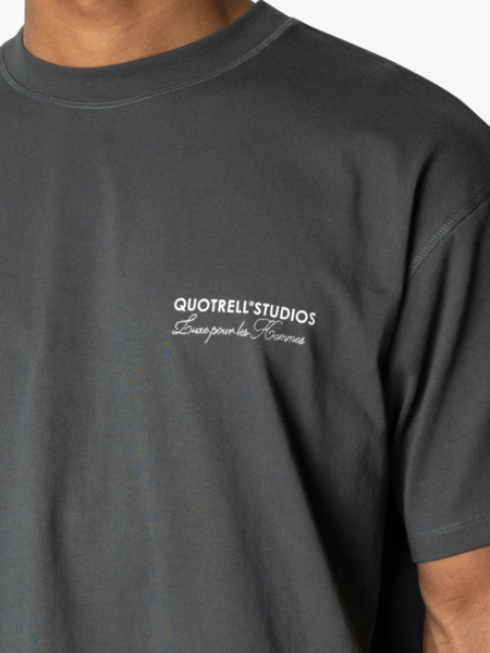 Quotrell Quotrell Studios T-Shirt - Anthracite/White