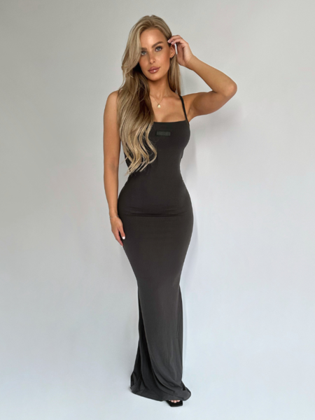 Unique The Label Noelle Dress - Smoke Grey