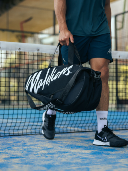 Malelions Padel Vortex Racket Bag - Black/White Malelions Malelions Padel Vortex Racket Bag - Black/White
