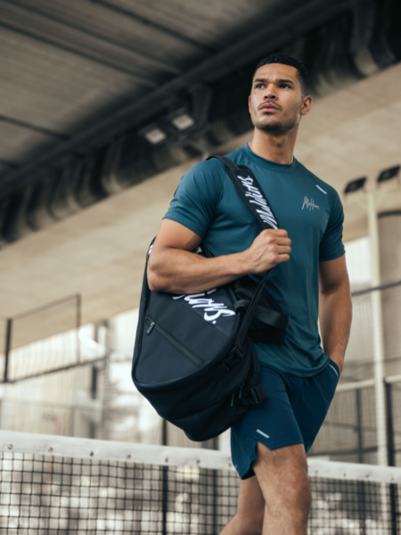 Malelions Padel Vortex Racket Bag - Black/White Malelions Malelions Padel Vortex Racket Bag - Black/White