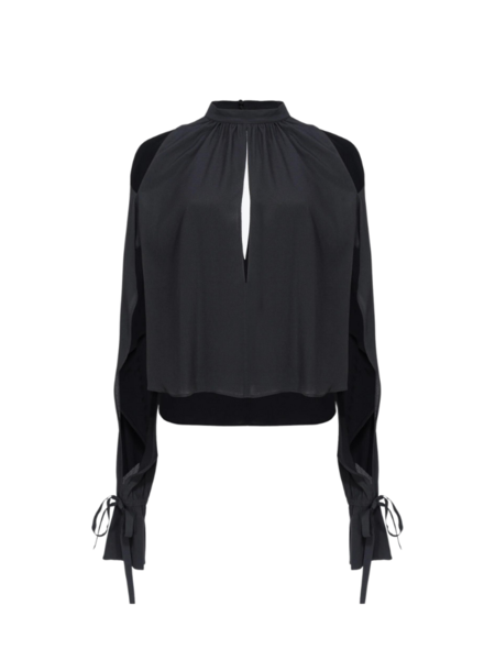 Pinko Metz Blouse - Nero Limousine