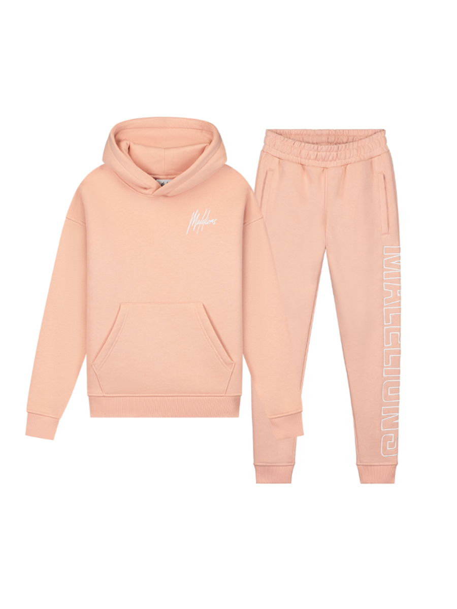 Malelions Malelions Girls Tribe Hoodie Combi-set - Pink/White