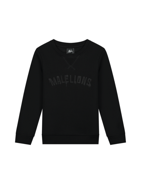 Malelions Kids Paint Sweater - Black