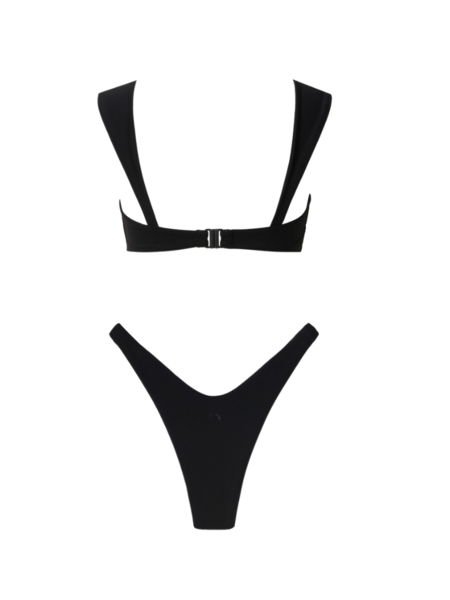 La Sisters Wide Strap Bikini - Black La Sisters La Sisters Wide Strap Bikini - Black
