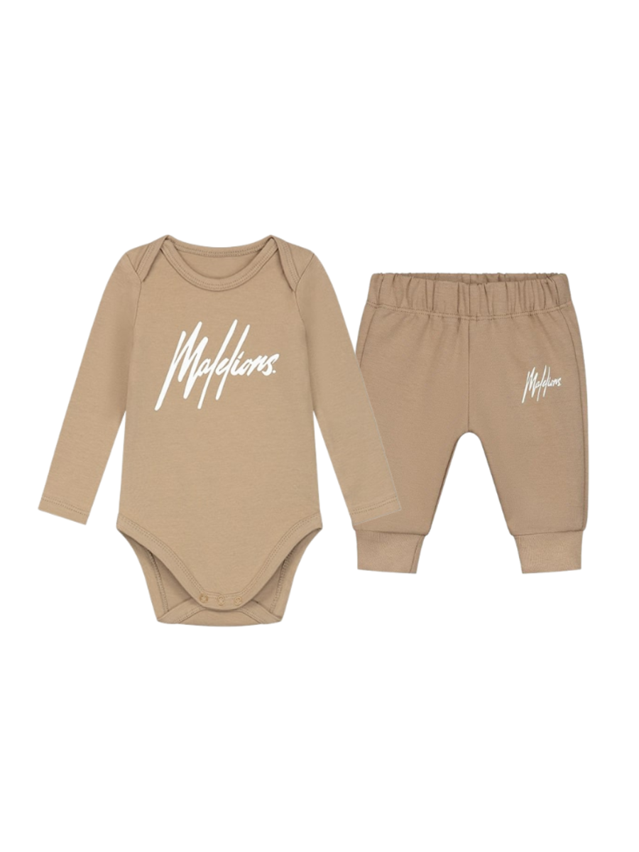 Malelions Baby Combi-set - Taupe Malelions Malelions Baby Combi-set - Taupe