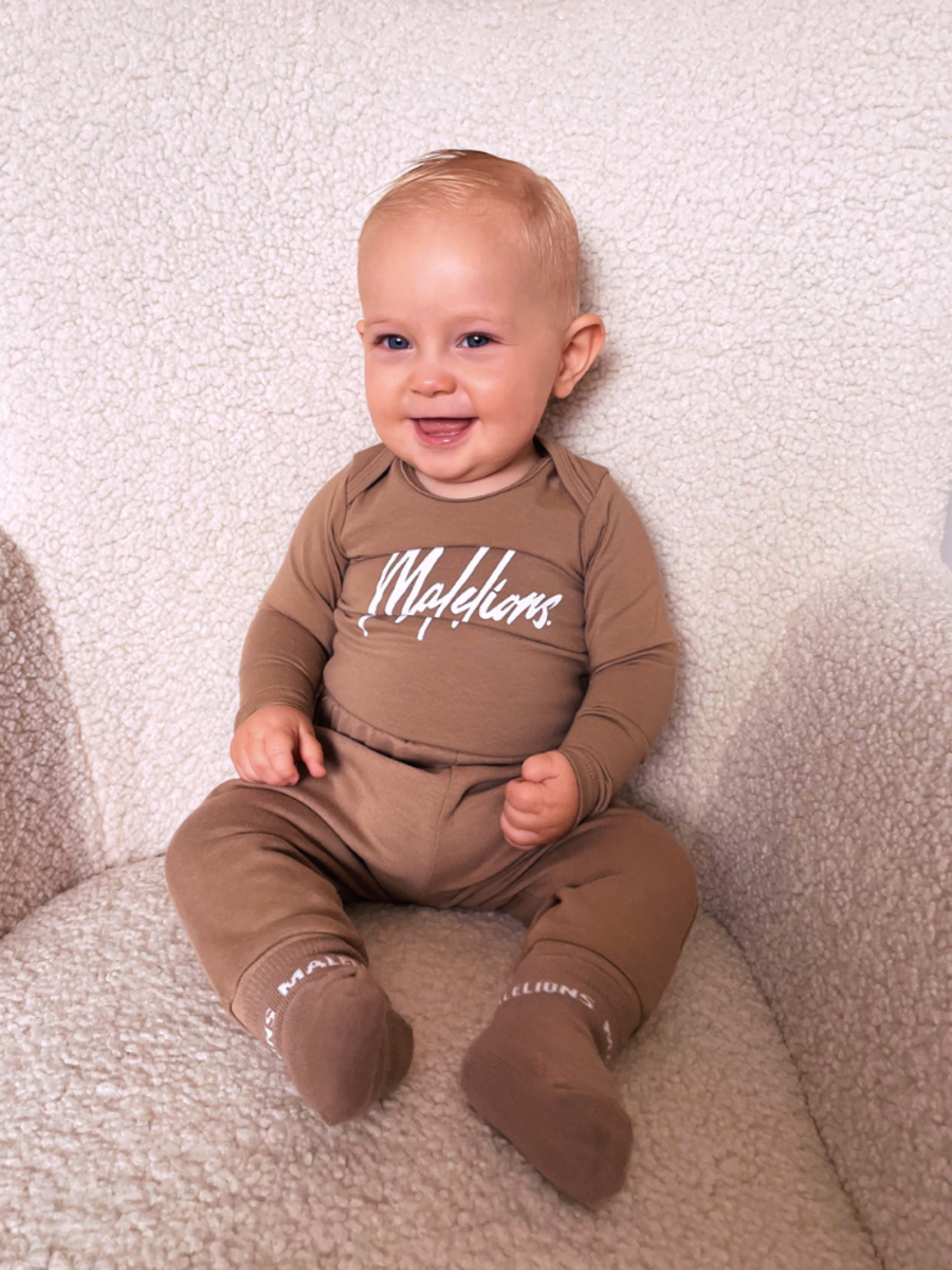 Malelions Baby Combi-set - Taupe Malelions Malelions Baby Combi-set - Taupe