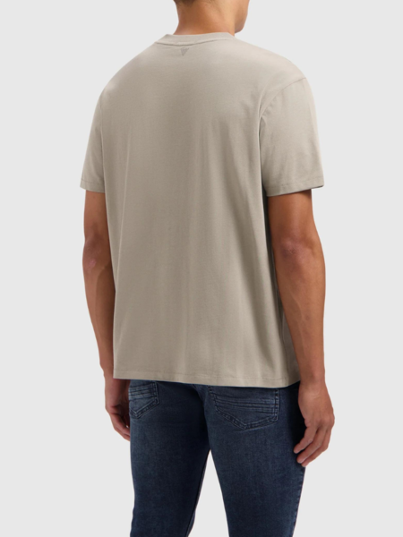 Pure Path Pure Path Organic Sideline Wordmark T-Shirt - Taupe