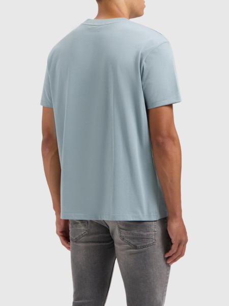 Pure Path Pure Path Organic Sideline Wordmark T-Shirt - Blue Grey