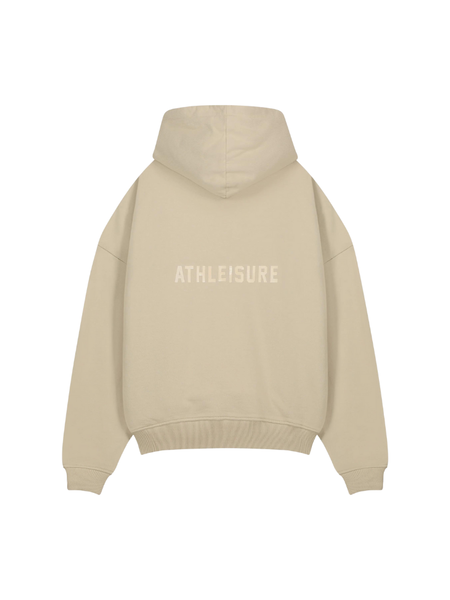 Saint Blanc Saint Blanc Cut Hoodie - Taupe/Off White