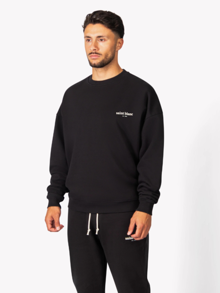 Saint Blanc Saint Blanc No.1 Sweater - Jet Black/White