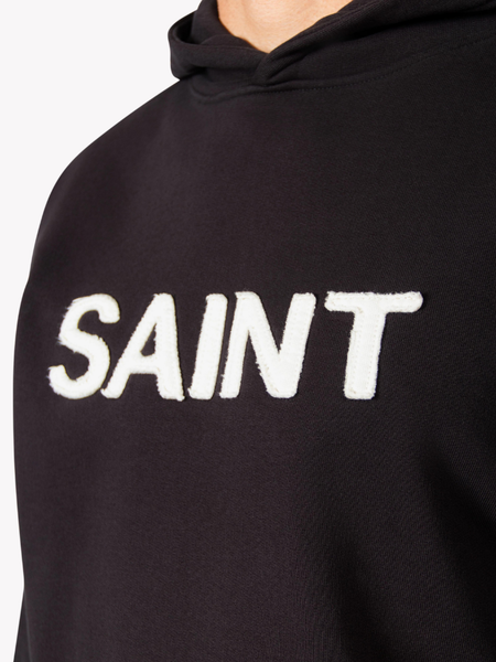 Saint Blanc Saint Blanc Cut Hoodie - Jet Black/Off White