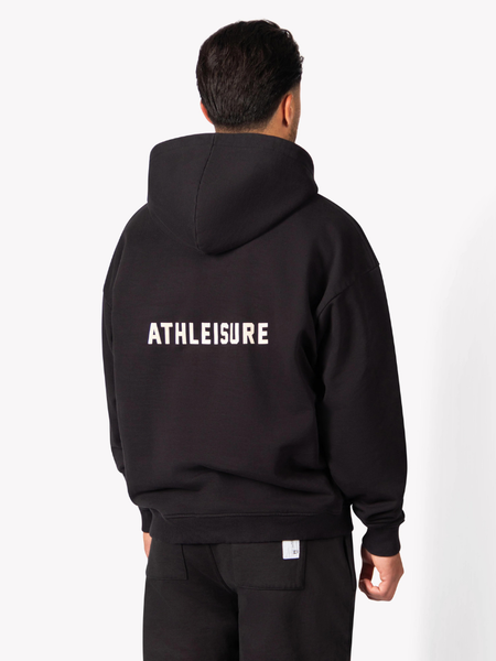 Saint Blanc Saint Blanc Cut Hoodie - Jet Black/Off White