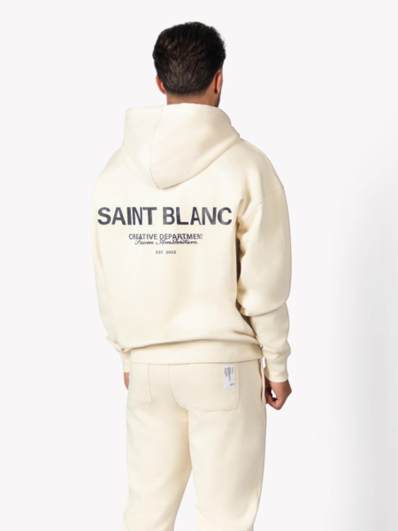 Saint Blanc Saint Blanc No.1 Hoodie - Off White/Black