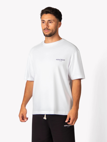 Saint Blanc Saint Blanc No.1 Tee - Bright White/Black