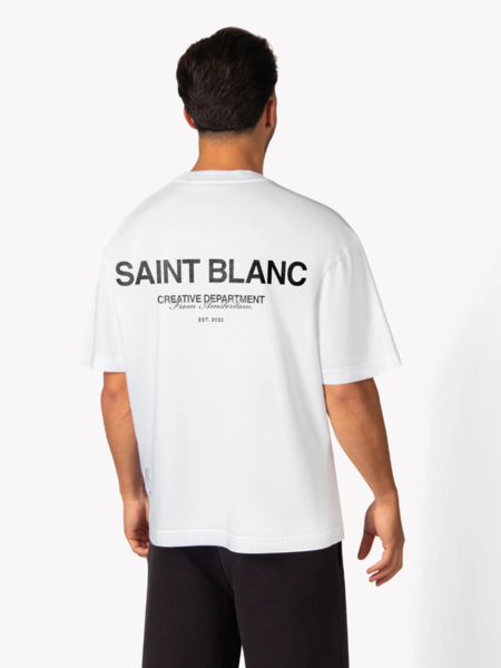 Saint Blanc Saint Blanc No.1 Tee - Bright White/Black