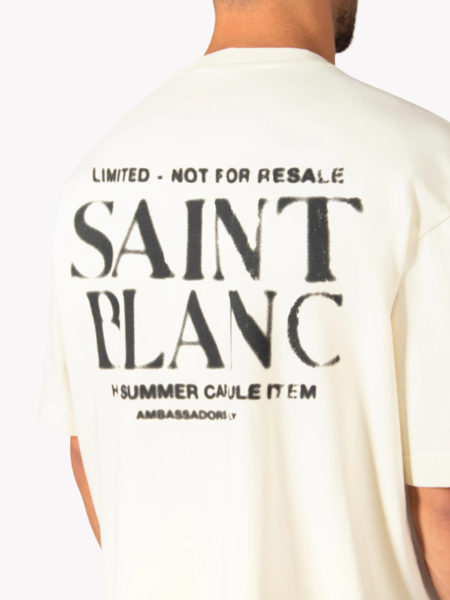 Saint Blanc Saint Blanc Limited Tee - Off White/Black