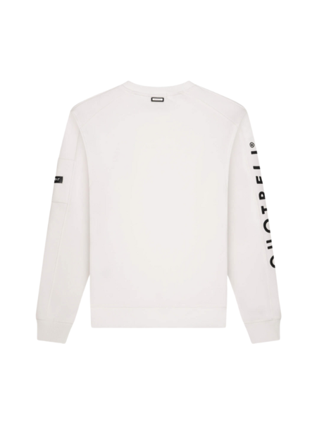 Quotrell Quotrell Defender Crewneck - Off White/Black