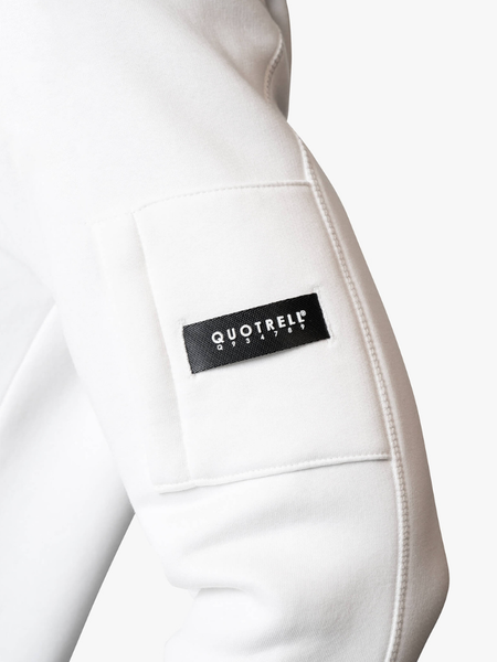 Quotrell Quotrell Defender Crewneck - Off White/Black