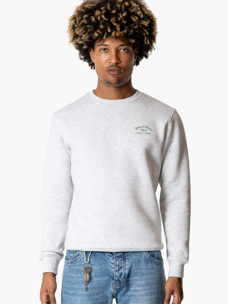 Quotrell Quotrell Atelier Milano Crewneck - Light Grey Melee/Grey