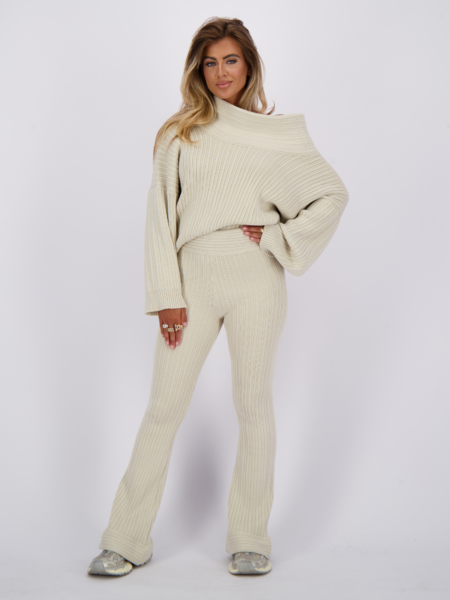 Reinders Reinders Kourtney Knit Pants - Creme