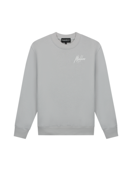 Malelions Sport Logo Sweater - Light Grey