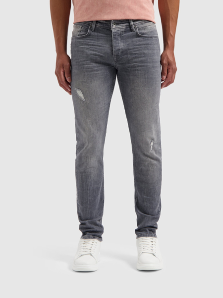 Pure Path Pure Path The Ryan Slim Fit Jeans - Denim Light Grey