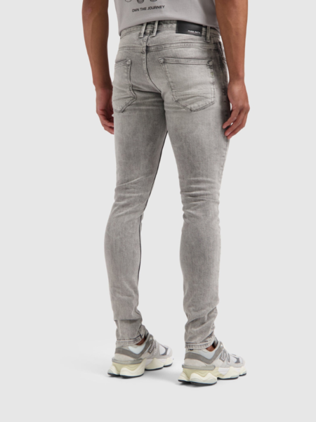 Pure Path Pure Path The Jone Skinny Fit Jeans - Denim Light Grey