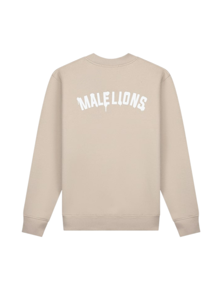 Malelions Malelions Graffiti Spray Sweater - Beige