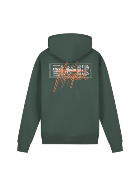 Malelions Oversized Ticket Hoodie - Dark Green