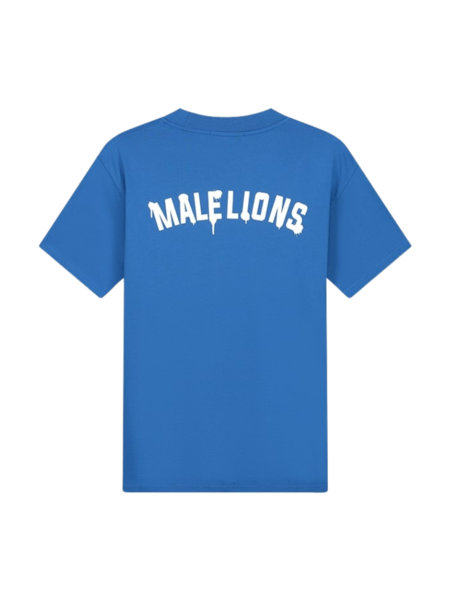 Malelions Malelions Graffiti Spray T-Shirt - Cobalt Blue