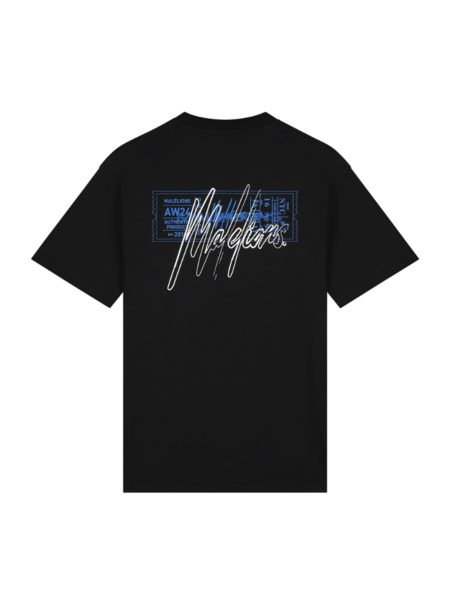 Malelions Malelions Oversized Ticket T-Shirt - Black/Cobalt