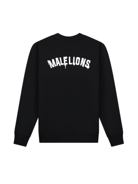 Malelions Malelions Graffiti Spray Sweater - Black