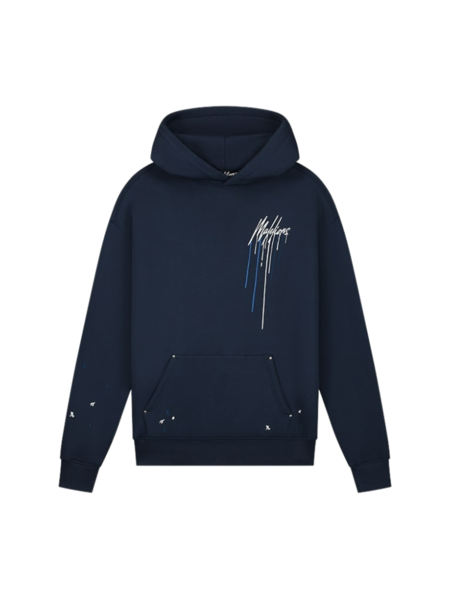 Malelions Oversized Painter Hoodie - Navy