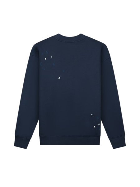 Malelions Malelions Oversized Painter Sweater - Navy