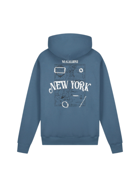 Malelions Malelions New York Hoodie - Blue Slate