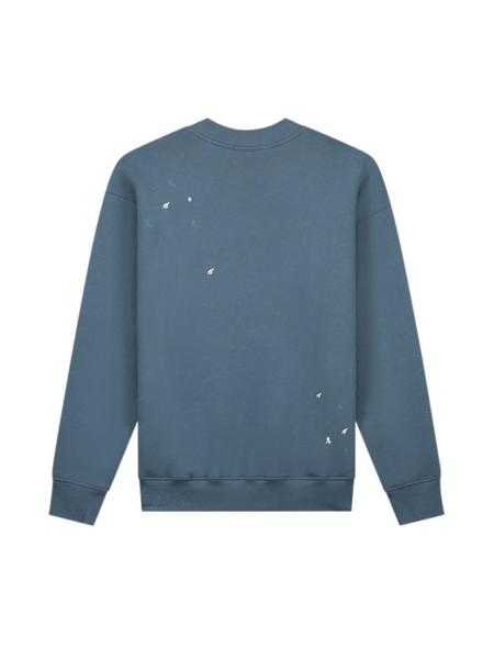 Malelions Malelions Oversized Painter Sweater - Blue Slate