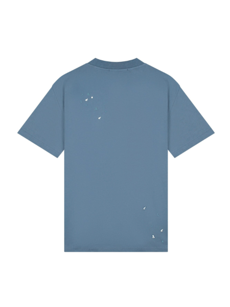 Malelions Malelions Oversized Painter T-Shirt - Blue Slate