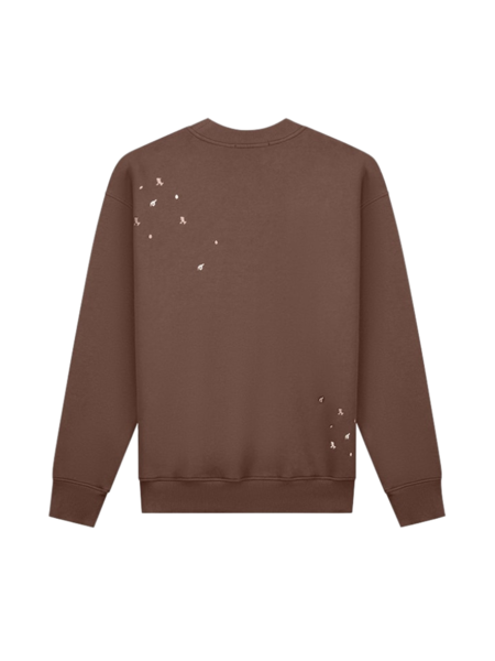 Malelions Malelions Oversized Painter Sweater - Brown