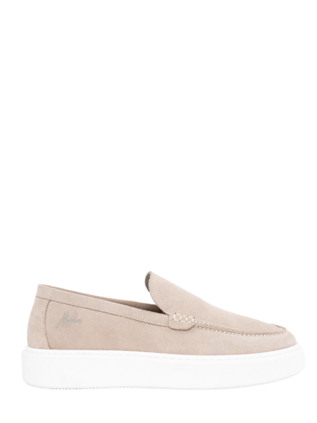 Malelions Malelions Low Top Cup Loafers - Beige