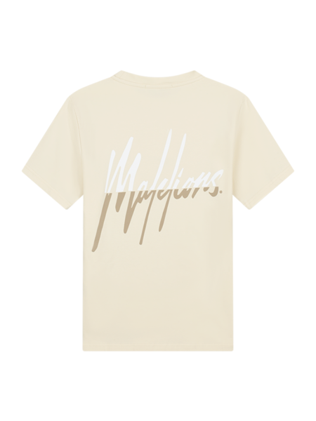 Malelions Malelions Women Kiki T-Shirt - Beige/Taupe