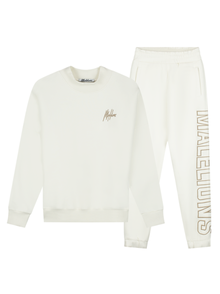 Malelions Women Kylie Sweater Combi-set - Off White