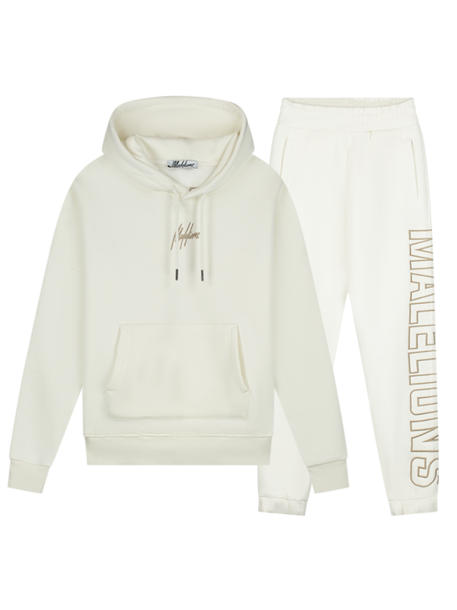 Malelions Malelions Women Kylie Hoodie Combi-set - Off White