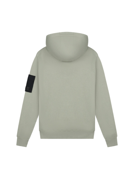 Malelions Malelions Nylon Pocket Zip Hoodie - Dry Sage