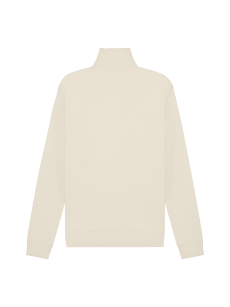 AB Lifestyle AB Lifestyle Diamond Half-Zip Sweater - Off White