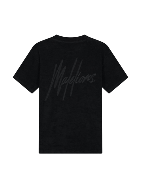 Malelions Malelions Signature Towelling T-Shirt - Black