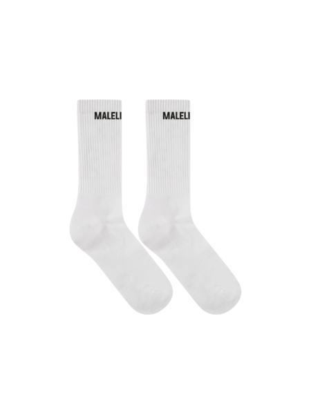 Malelions Logo Socks 2-Pack - White Malelions Malelions Logo Socks 2-Pack - White