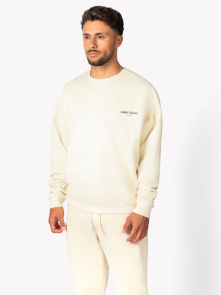 Saint Blanc Saint Blanc Original Sweater - Off White/Taupe/Black